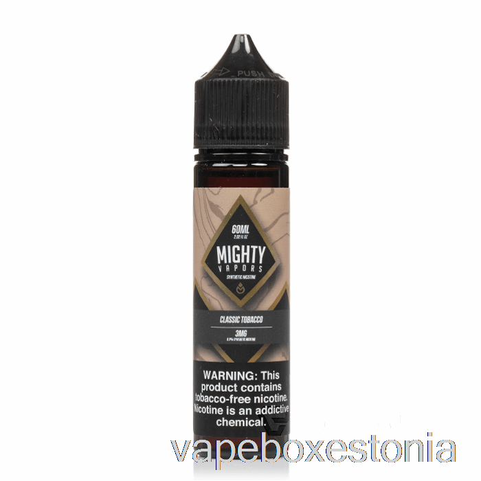 Vape Box Estonia Klassikaline Tubakas - Võimsad Aurud - 60ml 6mg